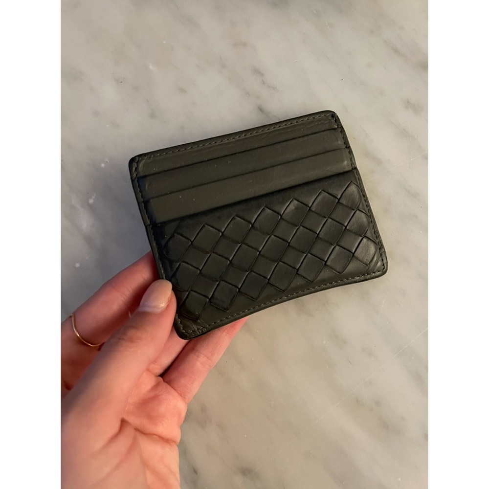 Bottega Veneta Leather Card Holder